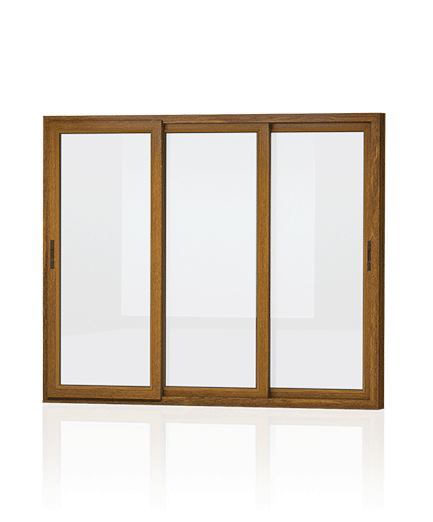 3 Tracker Slider Window (Golden Oak)